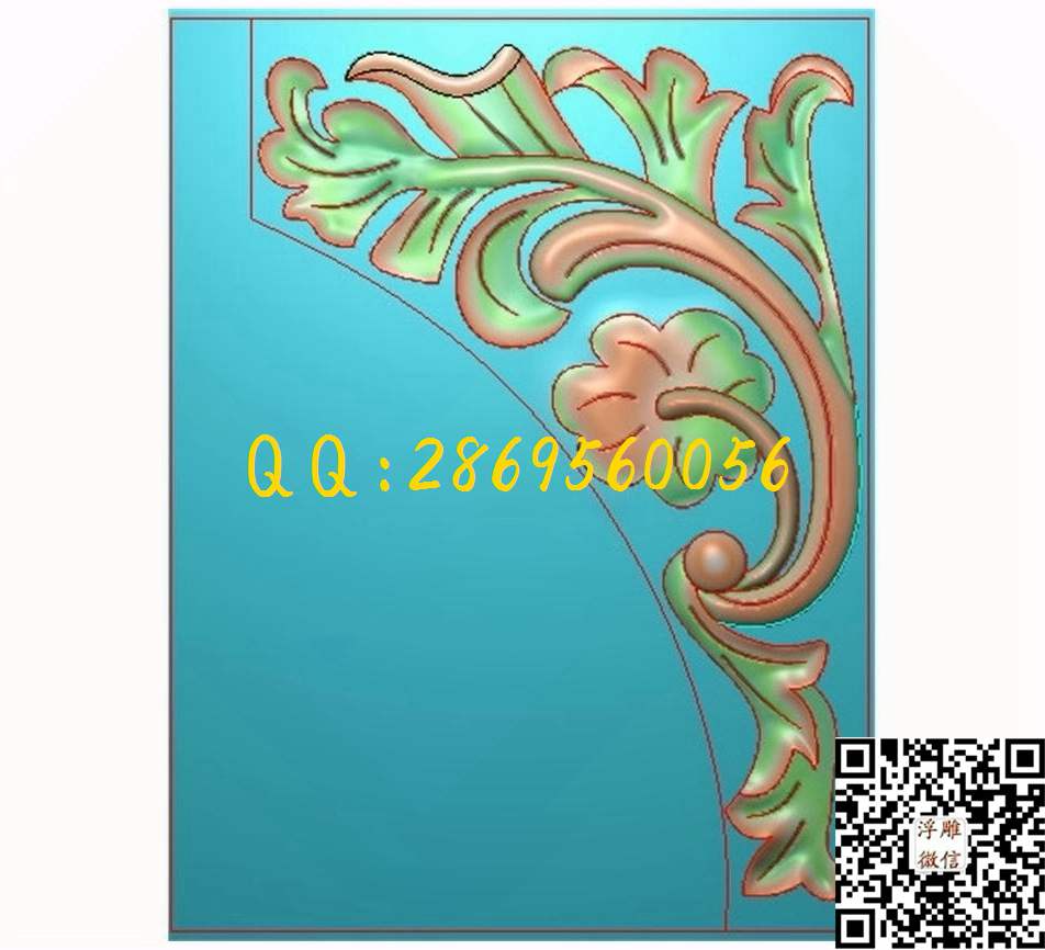 花 (16)_欧式门花镂空角花贴花木门洋花门上花精雕图浮雕图